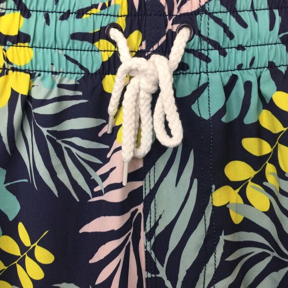 NWT Southern Proper Swim Trunks Shorts XXL Palms Lined Mens 2XL Navy  Hawaiian - Picture 4 of 12